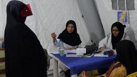 گشایش بیمارستان صحرایی در شهرستان سیریک