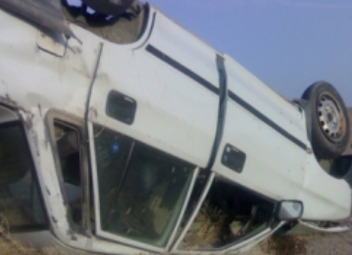 یک کشته بر اثر تصادف در سپیدان