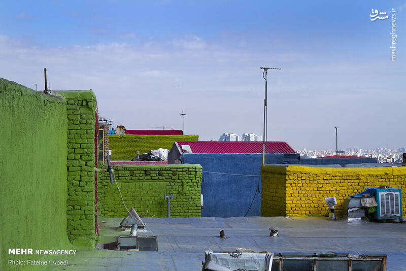 خانه&zwnj;های رنگارنگ در اراک +تصاویر