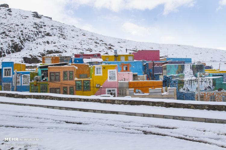 خانه&zwnj;های رنگارنگ در اراک +تصاویر