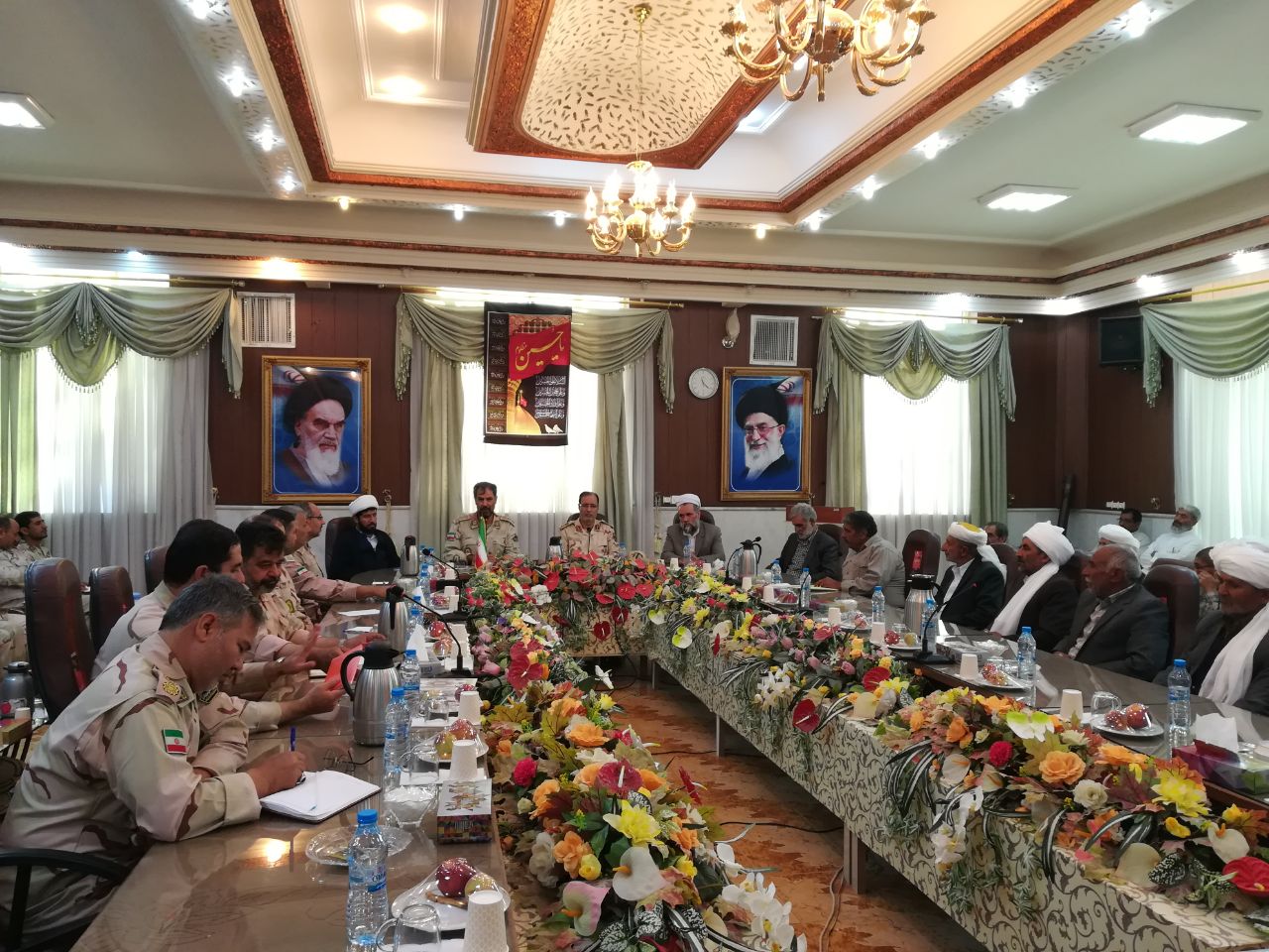 برگزاری نشست مشترک نیروهای مرزبانی هنگ تایباد با مرزنشینان برگزاری نشست مشترک نیروهای مرزبانی هنگ تایباد با مرزنشینان