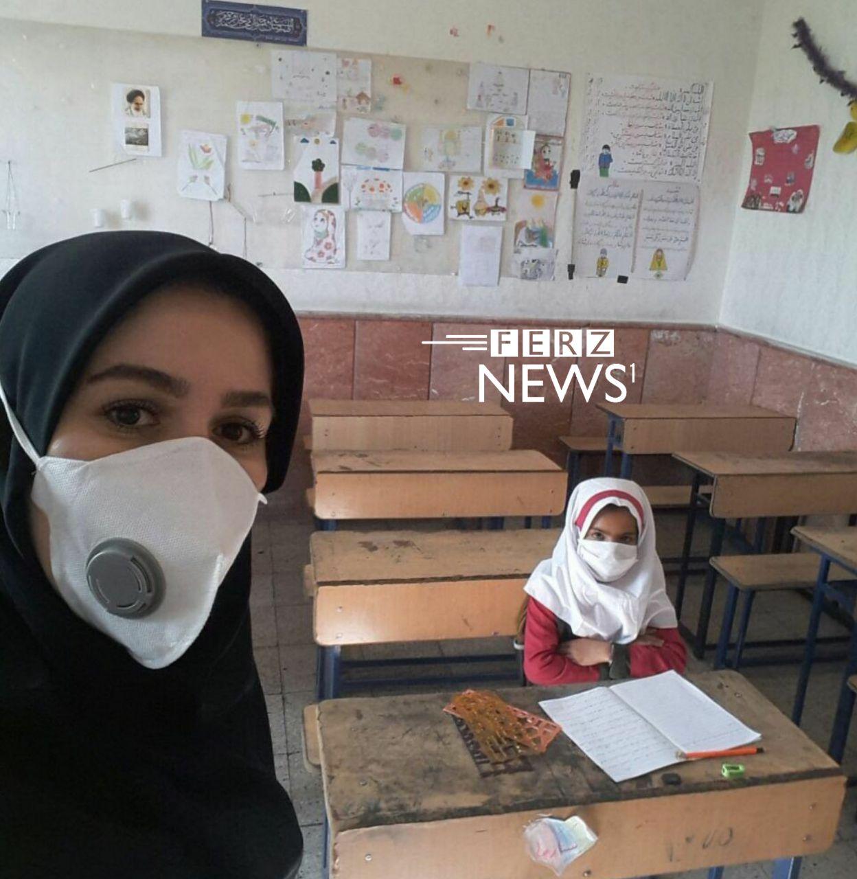 انتشار تصویری از معلم و دانش آموز