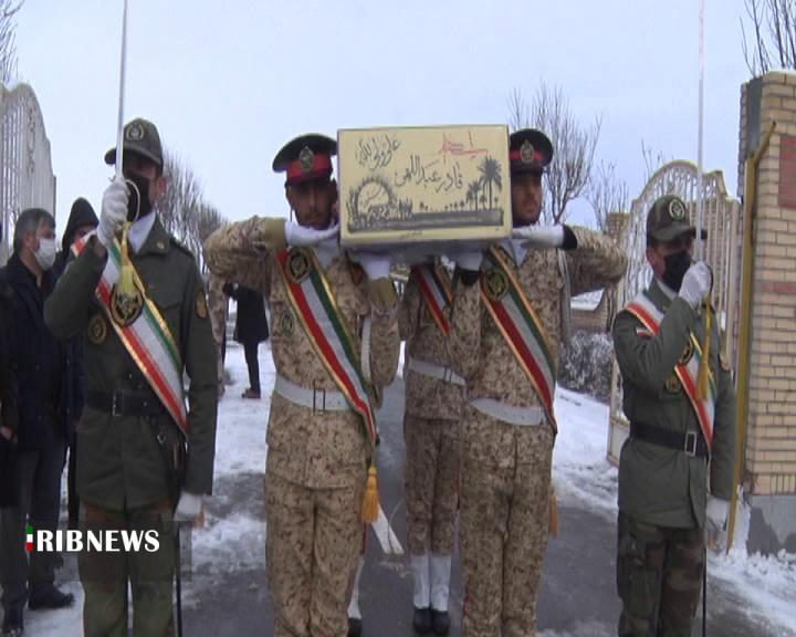 ورود پیکر پاک دو شهید دوران دفاع مقدس به اردبیل