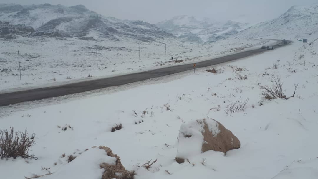 رخ نمایی زمستان در ارتفاعات سپیدان