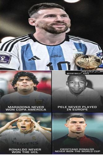 مسی هیچ قله فتح نشده‌ای در فوتبال ندارد