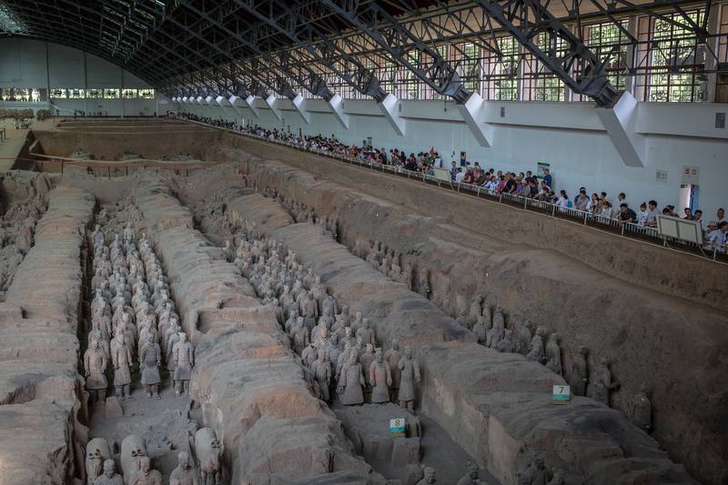 کشف زیرزمین مخفی در مقبره نخستین امپراطور چین کشف زیرزمین مخفی در مقبره نخستین امپراطور چین
