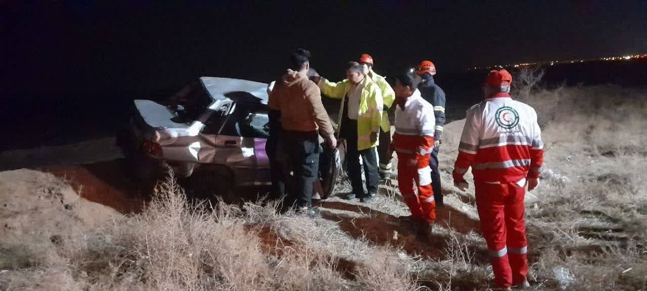 دو مصدوم در سانحه رانندگی در جاده سلماس