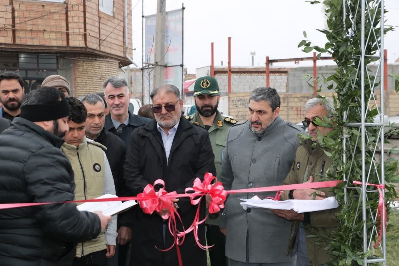 افتتاح ۱۰ طرح عمران شهری و آموزشی در خوی