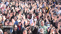اجتماع امام رضایی‌ها همدان در روز میلاد امام هشتم