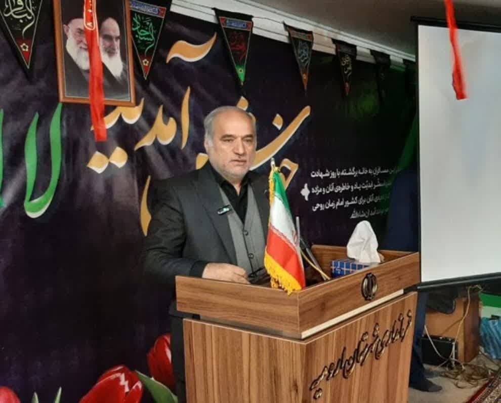 آئین استقبال از شهدای گمنام درفرمانداری ارومیه