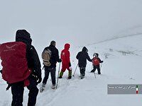 نجات کوهنوردان گمشده در اشترانکوه لرستان