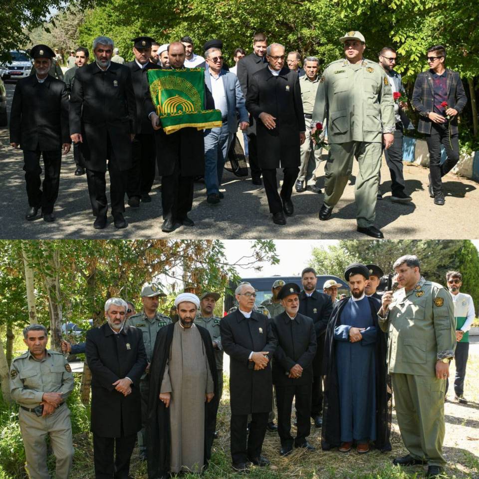 بازدید کاروان خادمین حرم مطهر رضوی از سایت تکثیر و پرورش گوزن زرد ایرانی در پارک ملی دریاچه ارومیه