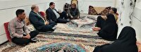دیدار مدیرکل بنیاد شهید و امور ایثارگران با دو خانواده شهید والامقام