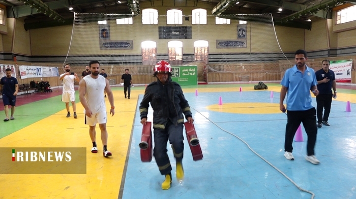 پایان مسابقات قهرمانی آمادگی جسمانی آتش نشانان کشور در قم