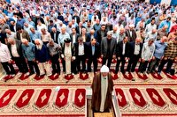 نماز عید بندگی در مصلای امام خمینی شهر رشت
