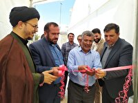 افتتاح دو گلخانه در شهرستان سامان
