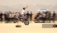 رقابت ۱۰۰ موتورسوار در مسابقات عید قربان همدان