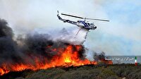 بالگردآب پاش تهران به کمک مهار آتش سوزی جنگلهای پلدختر آمد