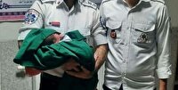 به دنیا آمدن نوزاد عجول در داخل آمبولانس اورژانس مهاباد
