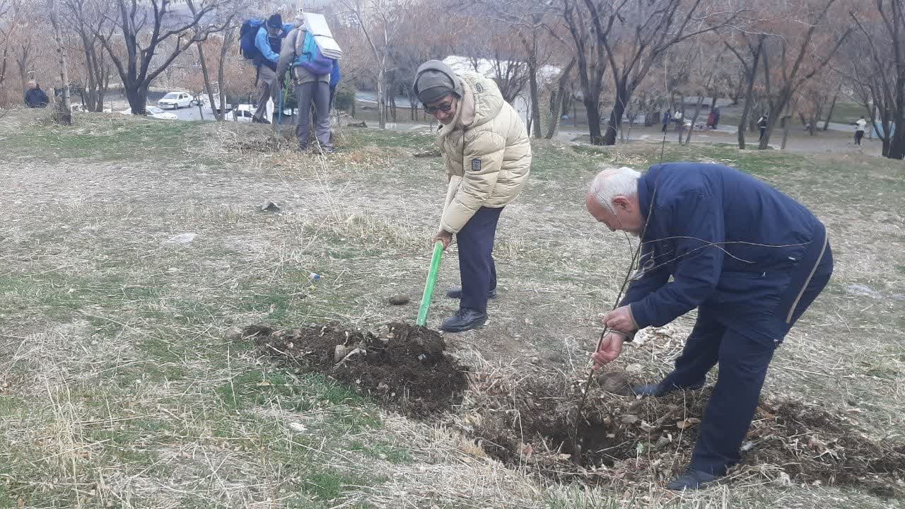 کاشت صد نهال به یاد صد شهید در نقده