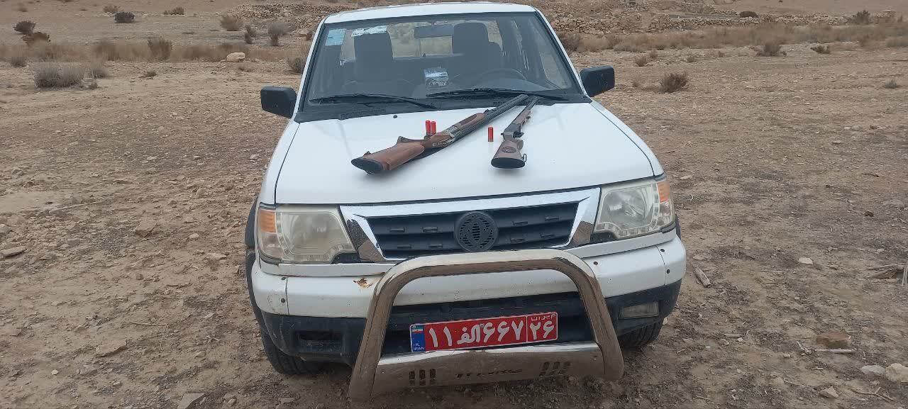 دستگیری دو شکارچی غیر مجاز در گرمه دستگیری دو شکارچی غیر مجاز در گرمه