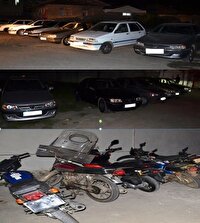 توقیف ۶ دستگاه موتورسیکلت و ۱۷ دستگاه خودرو متخلف در تالش