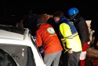 تصادف دو خودرو در جاده زنجان_بیجار ۵ مصدوم برجا گذاشت