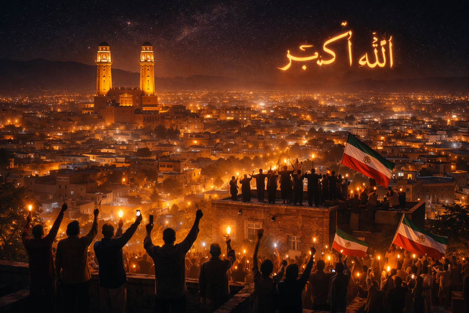 گلبانگ وحدت‌آفرین الله‌اکبر در پایتخت مقاومت