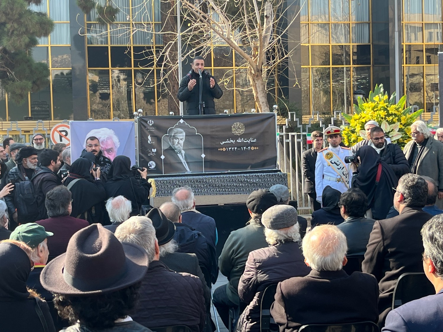 مراسم تشییع پیکر زنده یاد عنایت الله بخشی