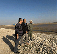 آبگیری تالاب قره‌گل بوکان برای  میزبانی پرندگان مهاجر