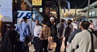 ورود حجاج ایرانی از مرز مهران به کشور