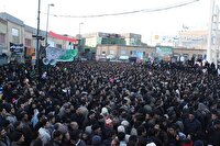 آغاز حرکت باشکوه دسته عزاداری حسینیه اعظم زنجان