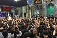 مراسم عزاداری مهاجران افغانستانی ساکن آمریکا و اروپا در مشهد