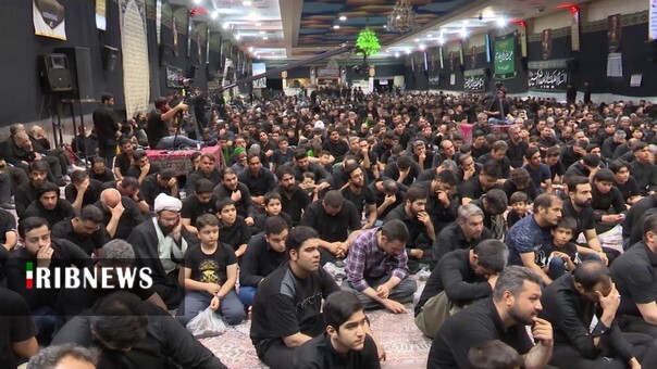 حضور پرشور عزاداران در هیئت حضرت ابوالفضل (ع) پردیسان قم