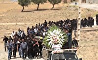 تشییع مادر شهیدحیاتقلی خلجی در لاران