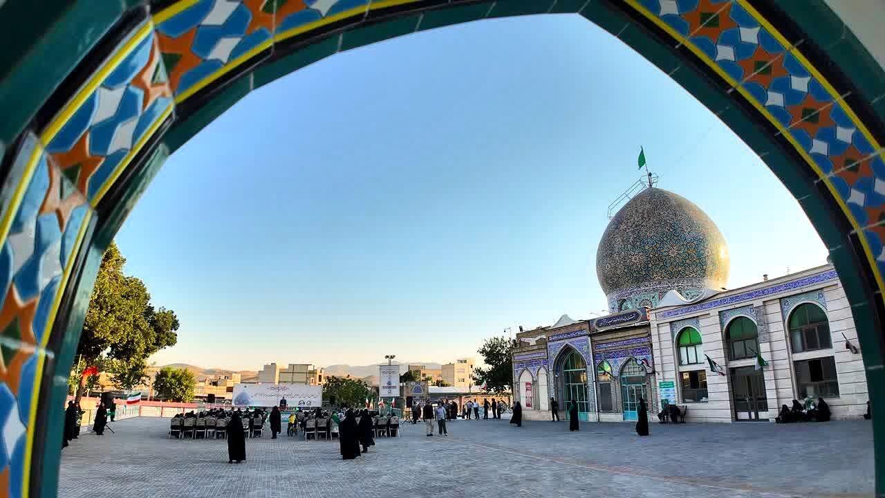 اجرای طرح بصیرت عاشورایی در امامزاده و بقعه شاخص زنجان