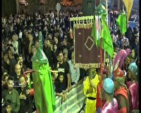 حرکت نمادین کاروان اسرای کربلا در فسا برگزار شد