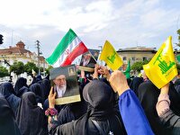 اجتماع بزرگ زینبیون در بابل از لنز دوربین شهروند خبرنگار