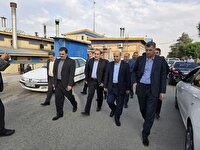 بازدید معاون وزیر نیرو از نیروگاه خورشیدی ۵ مگاواتی آبیک 