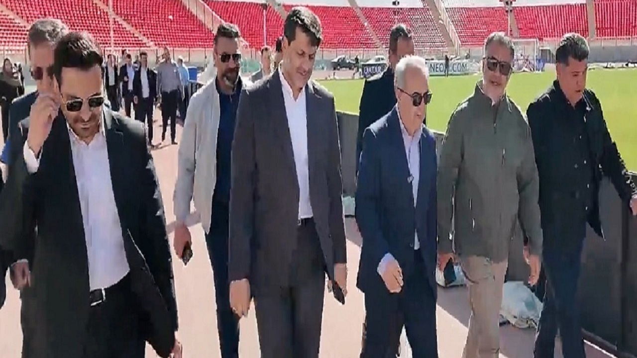 بازدید استاندار آذربایجان شرقی از روند آماده سازی ورزشگاه یادگار امام تبریز بازدید استاندار آذربایجان شرقی از روند آماده سازی ورزشگاه یادگار امام تبریز