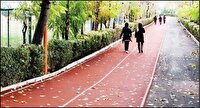 پیادهراه سلامت در بوستان بانوان مرضیه حدیدچی افتتاح شد