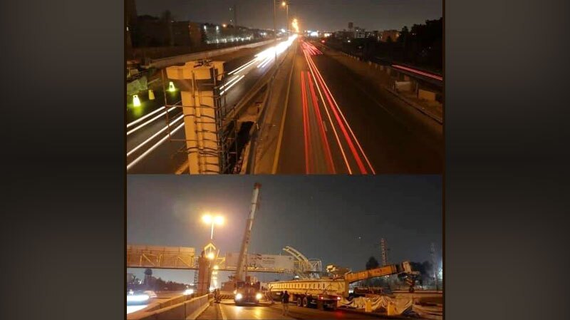 آزادراه تهران کرج مسدود است