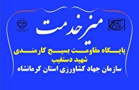 برپایی میز ارتباطات مردمی سازمان جهاد کشاورزی  در مسجد جامع کرمانشاه