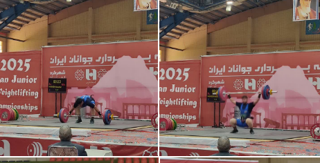 برترین مسابقات وزنه برداری گروه B جوانان ایران