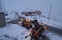 تداوم بارش‌ها در قزوین؛ آماده‌باش کامل راهداری