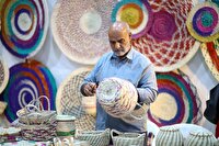 فروش ۴۰۰ میلیون تومانی هنرمندان در نمایشگاه تخصصی حصیربافی