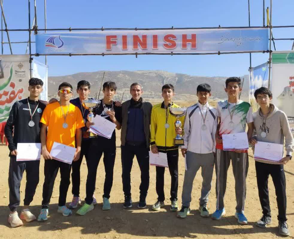 نائب قهرمانی همدان در مسابقات دو صحرانوردی کشور