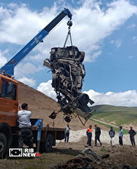انحراف به چپ، عامل مرگ راننده ۴۰ ساله پراید در جاده خلخال