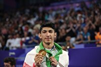 آرین سلیمی طلا گرفت
