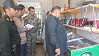 گشت مشترک قرارگاه نظارت بر بازار و اصناف صالح آباد تربت جام
